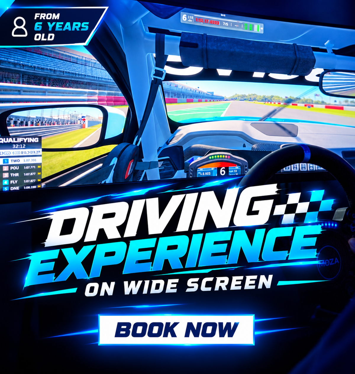 1) DRIVING EXPERIENCE - ON WIDE SCREEN