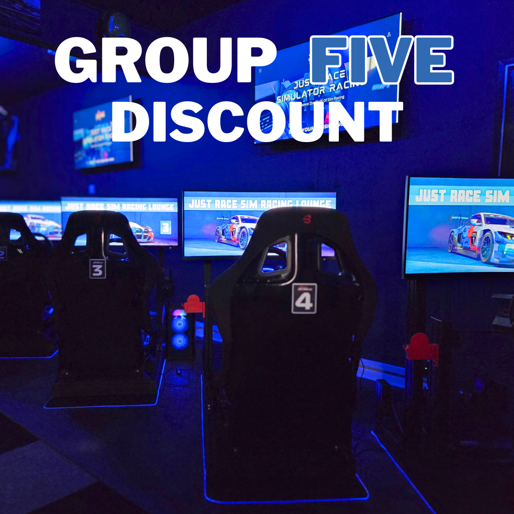 2) 1 HOUR GROUP BOOKING FOR 5 DRIVERS RACING AGAINST EACH OTHER - £25pp