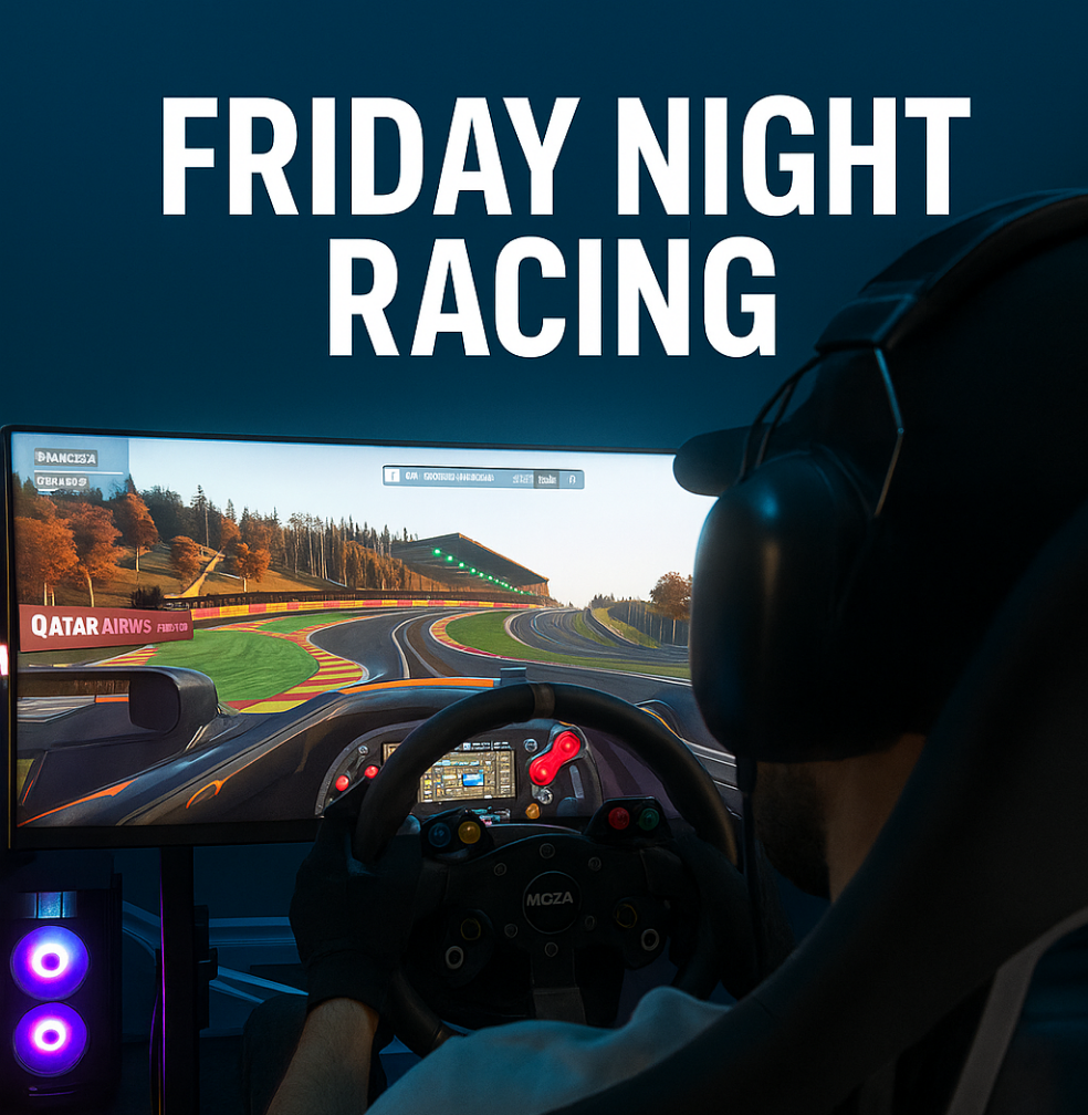 FRIDAY NIGHT - RACE NIGHT - 8PM - 10PM