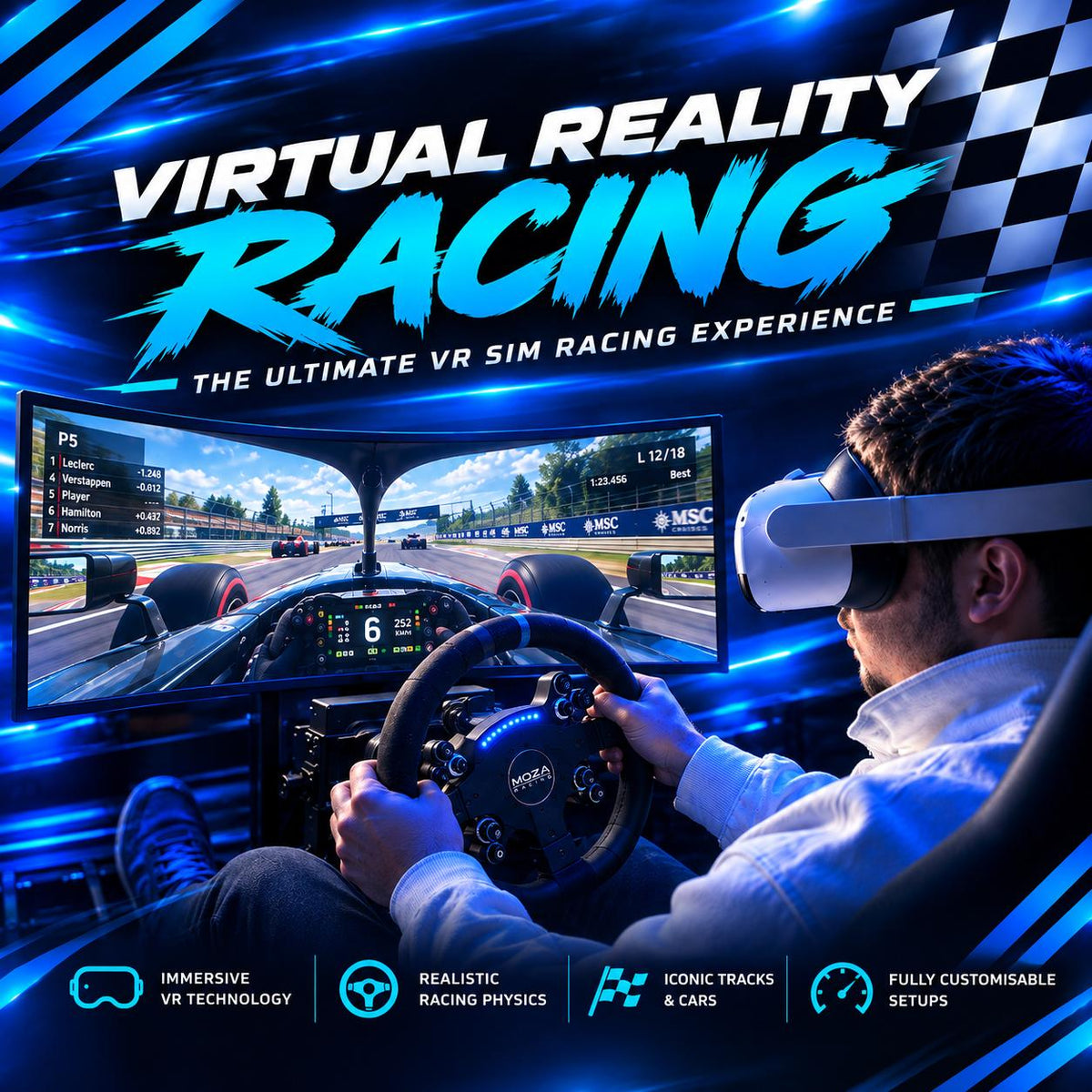 4) NEW - VIRTUAL REALITY DRIVING EXPERIENCE - BOOK NOW
