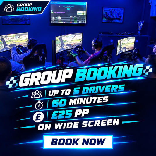 3) 1 HOUR GROUP SESSION FOR 5 DRIVERS - £25PP